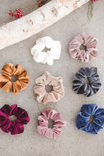 Load image into Gallery viewer, Fall Rib Velvet Scrunchies
