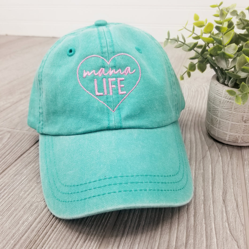 Mama Life Heart Hat