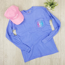 Load image into Gallery viewer, Colorful Mama Pocket Tee • Long Sleeve
