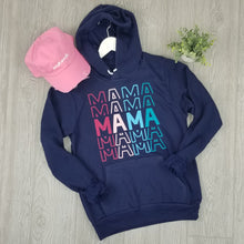 Load image into Gallery viewer, Colorful Mama Navy Hoodie
