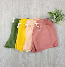 Load image into Gallery viewer, Drawstring Linen Shorts
