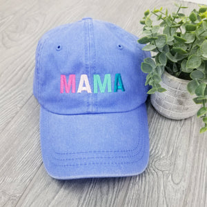 Colorful Mama Hat • Carolina Blue