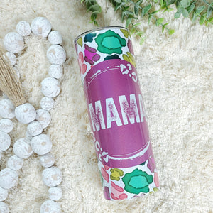 Colorful Leopard Mama Shimmer Tumbler