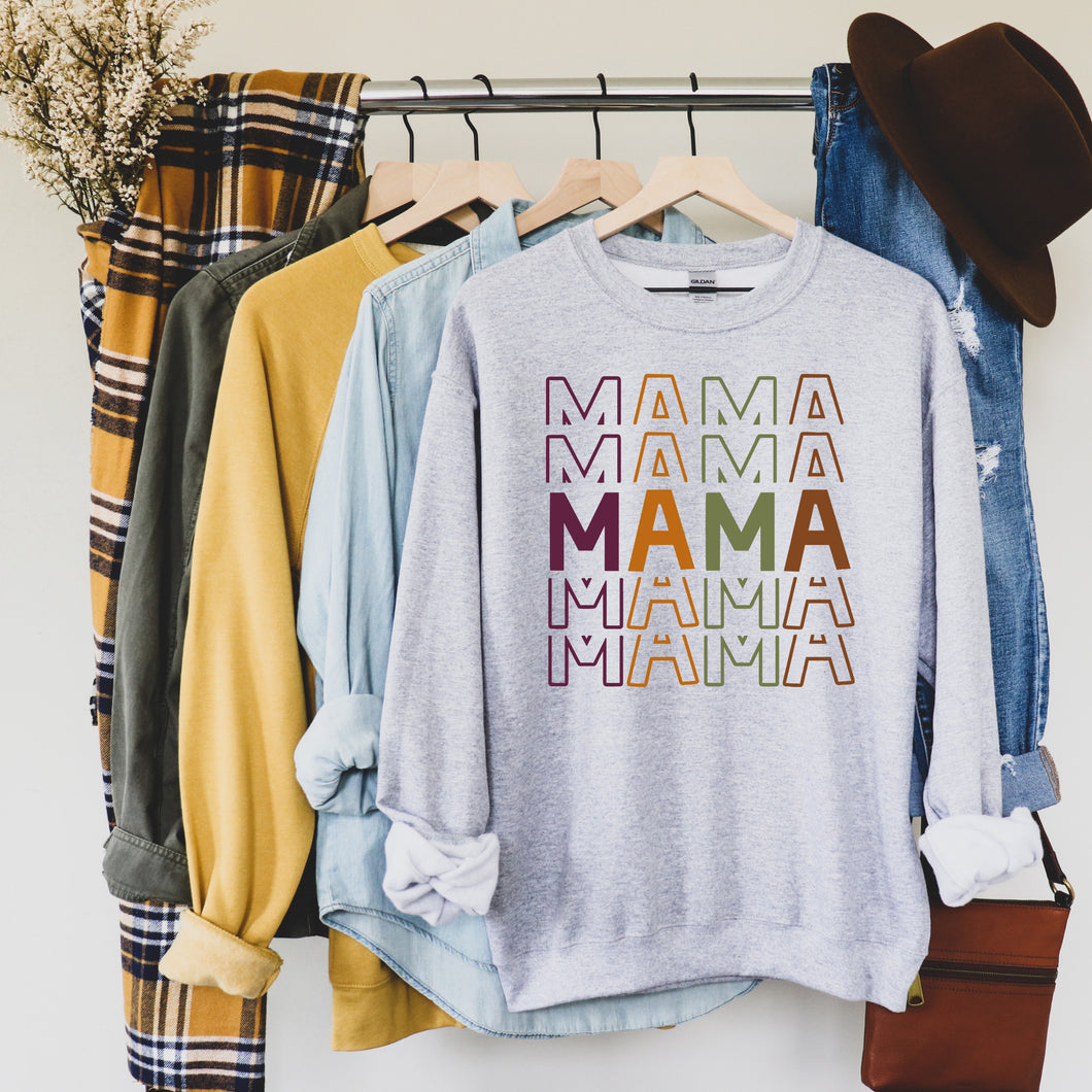 Fall Colorful Mama • Sweatshirt
