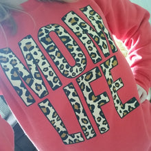 Load image into Gallery viewer, Leopard Mom Life Sweatshirt • Paprika
