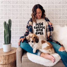 Load image into Gallery viewer, Iced Coffee and Dogs • Tee
