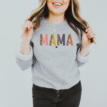 Load image into Gallery viewer, Mama Colorful Leopard Sweatshirt • More Colors
