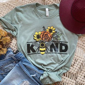 Bee Kind Floral • Tee