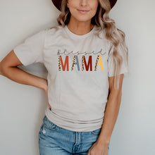 Load image into Gallery viewer, Blessed Mama Shirt • Colorful Leopard
