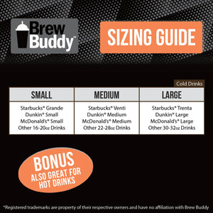 Brew Buddy Drink Sleeve (Grey Leopard)