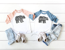 Load image into Gallery viewer, Sister Bear and Brother Bear Raglan
