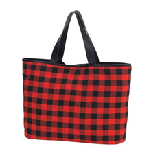 Load image into Gallery viewer, Ally Tote - Buffalo Plaid
