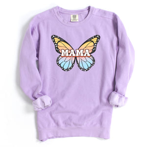 Mama Butterfly Sweatshirt • Purple