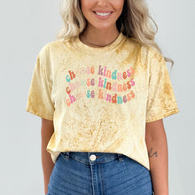 Load image into Gallery viewer, Choose Kindness Colorblast Tee - Citrine
