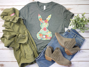 Floral Bunny Shirt • More Colors