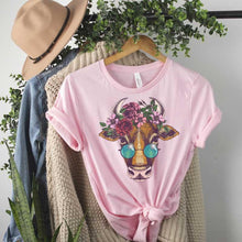 Load image into Gallery viewer, Hippie Cow • Tee
