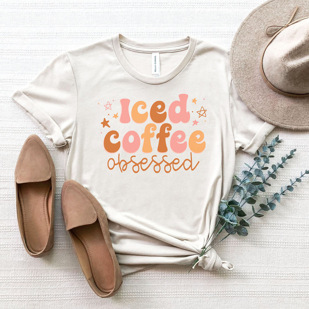 Iced Coffee Obsessed Tee • Natural