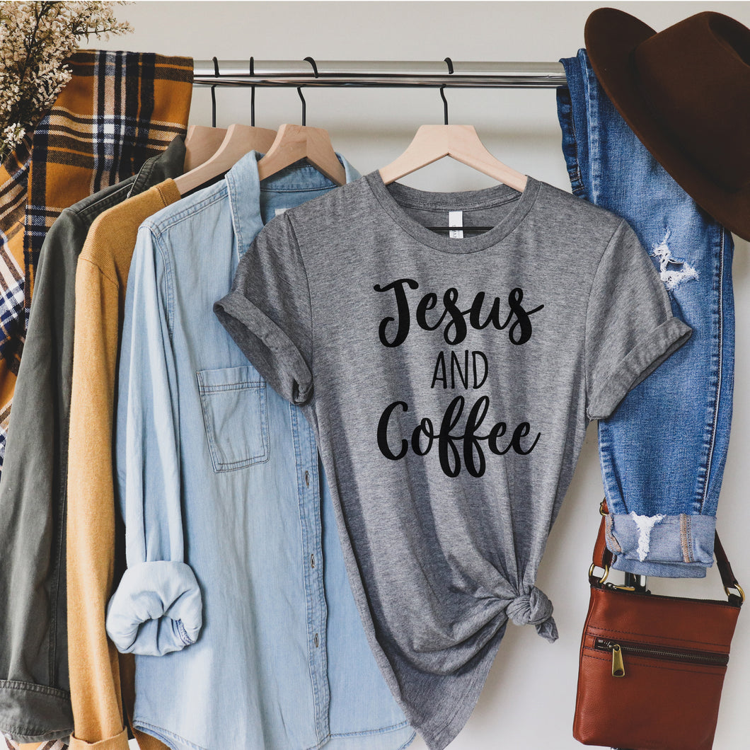 Jesus and Coffee • Tee • More Colors