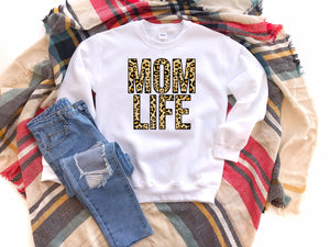 Leopard Mom Life • Sweatshirt