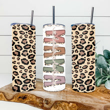 Load image into Gallery viewer, Personalized Leopard Tumbler
