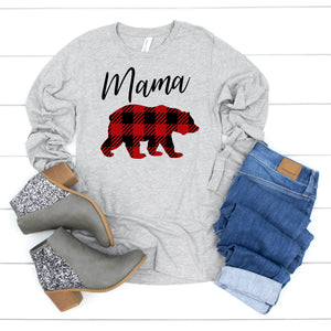 Plaid Mama Bear • Long Sleeve