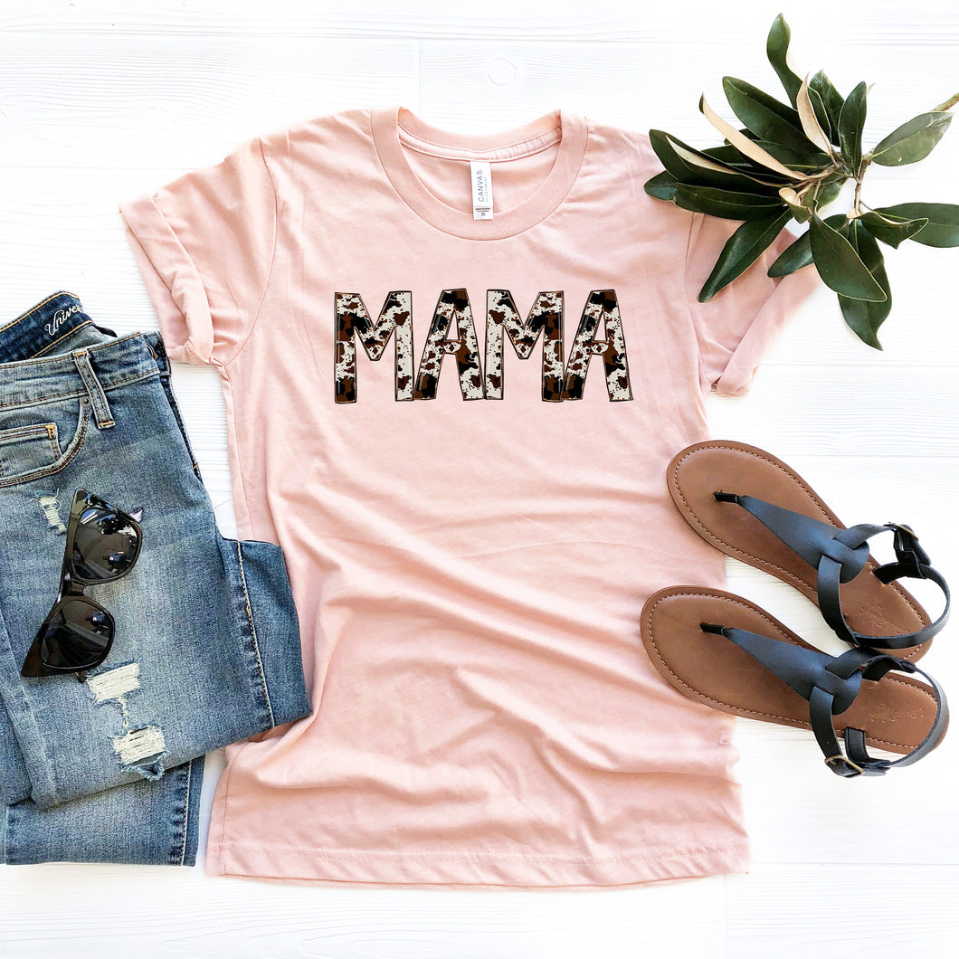Mama (Cow Print) Shirt • More Colors
