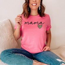 Load image into Gallery viewer, Mama Leopard Heart Shirt • More Colors
