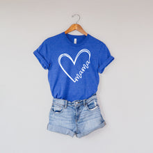 Load image into Gallery viewer, Heart Name Tees
