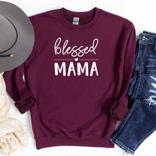 Load image into Gallery viewer, Blessed Mama Sweatshirt • More Colors
