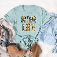 Load image into Gallery viewer, Leopard Mom Life Tee

