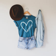 Load image into Gallery viewer, Heart Name Tees
