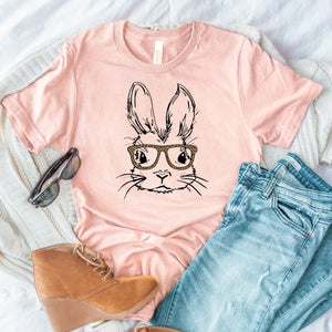 Bunny Shirt • Leopard Glasses