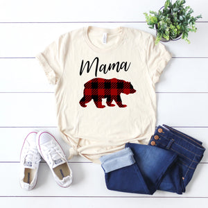 Plaid Mama Bear • Short Sleeve