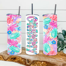 Load image into Gallery viewer, Personalized Spring Floral Tumbler
