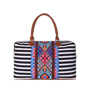 Aztec Stripe Weekender Bag
