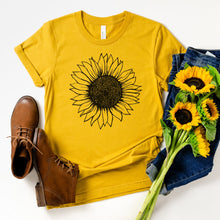 Load image into Gallery viewer, Sunflower Tee • Mustard
