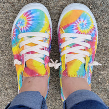 Load image into Gallery viewer, Tie Dye Slip On Shoes • Yellow

